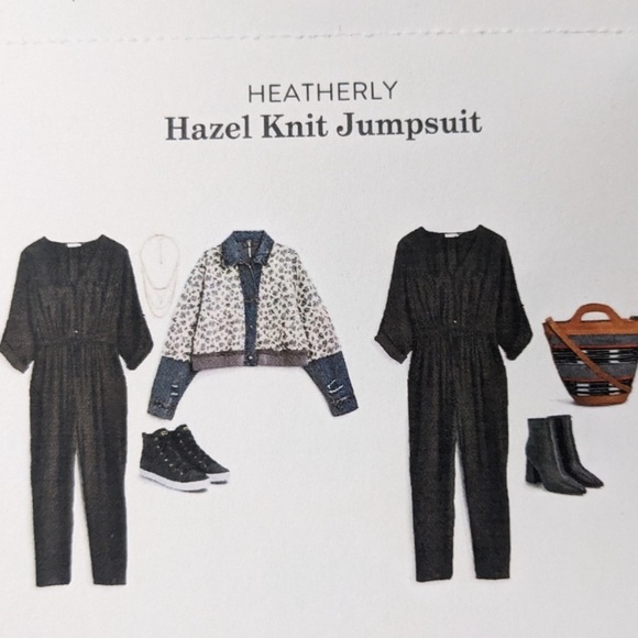Heatherly Kaleigh Hazel Jumpsuit black S new without tag Stitch Fix Exclusive - Picture 7 of 13